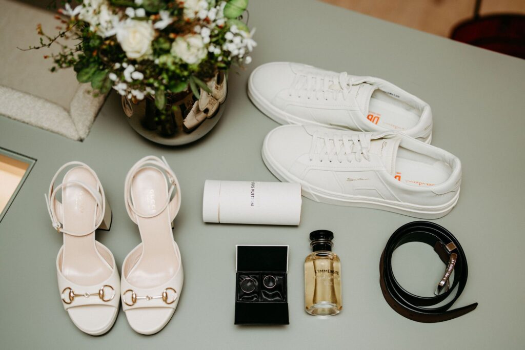 Detailaufnahme Schuhe und Accessoires
