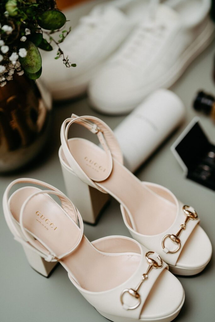 Brautschuhe Detail