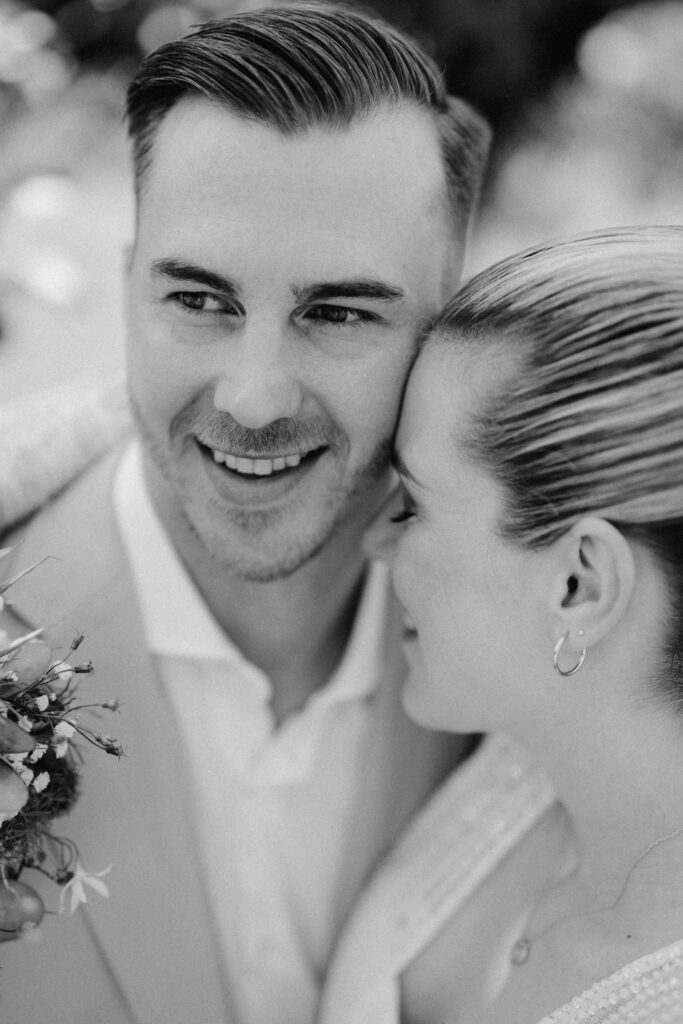Hannes und Vera in Schwarzweiss