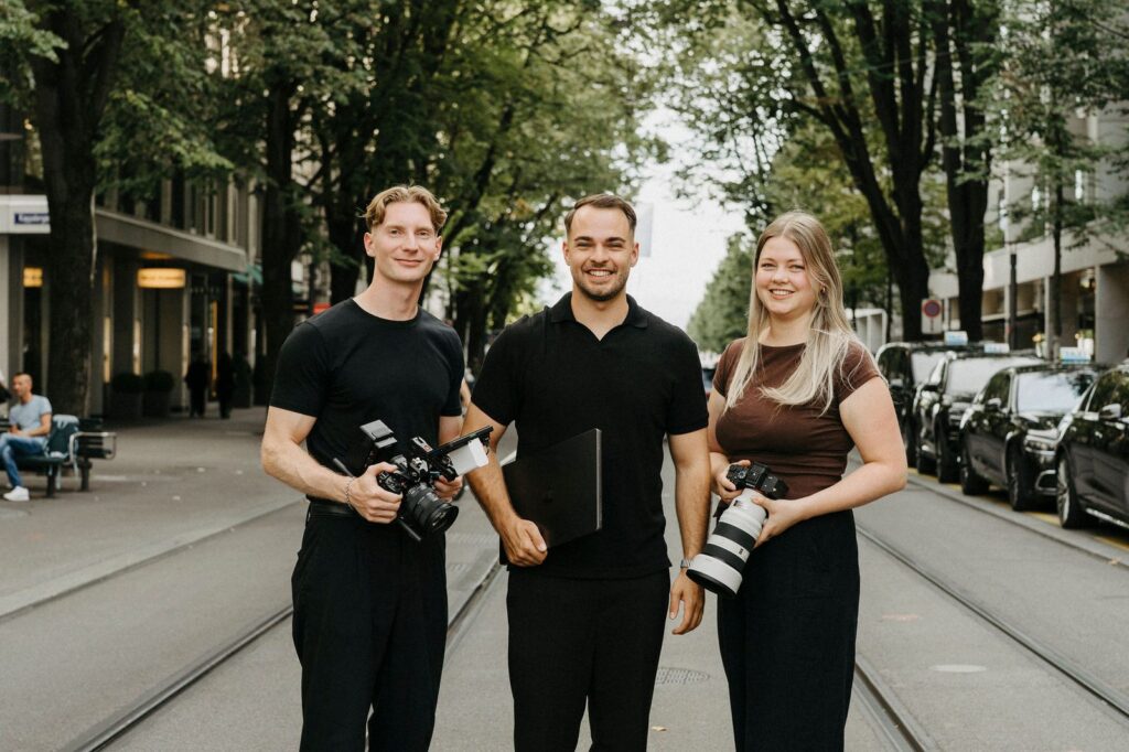 Hochzeitsfotograf & Hochzeitsvideograf Team Schweiz – Ben, Anna und Julian in Zürich
